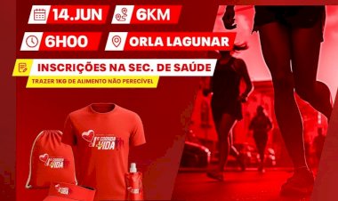 1ª CORRIDA PELA VIDA EM ROTEIRO!