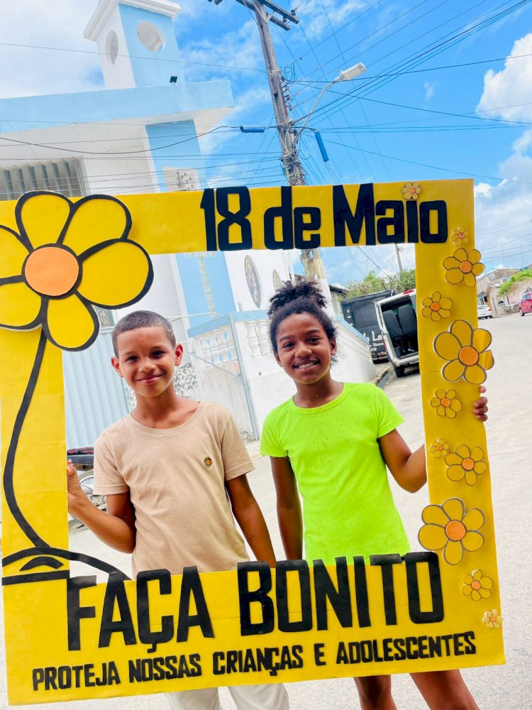 BLITZ INFORMATIVA EM ALUSÃO AO MAIO LARANJA