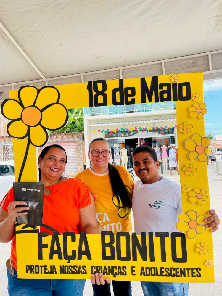 BLITZ INFORMATIVA EM ALUSÃO AO MAIO LARANJA