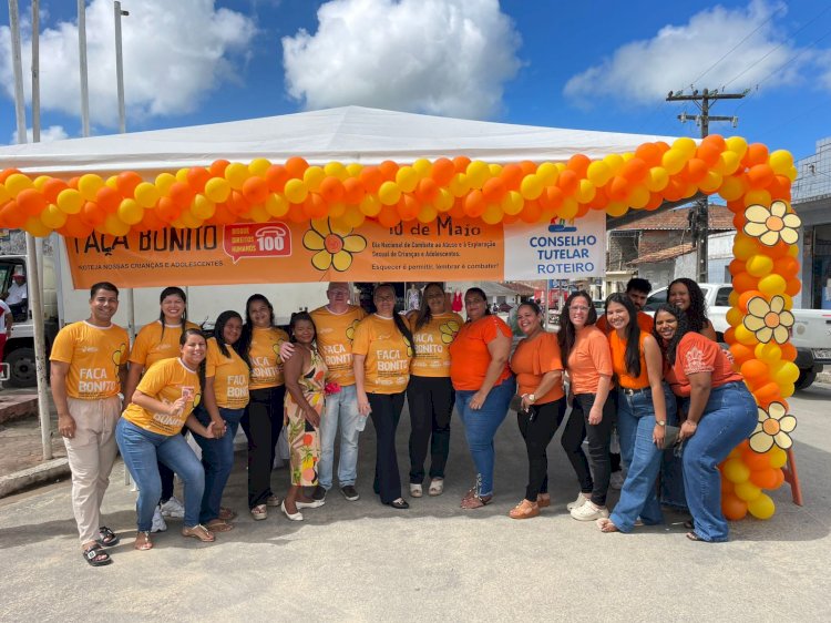 BLITZ INFORMATIVA EM ALUSÃO AO MAIO LARANJA